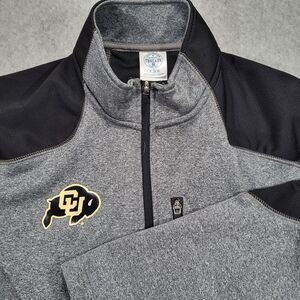 Colorado Buffaloes‎ Gray Full Zip Fleece Jacket Mens Medium Rivalry Threads